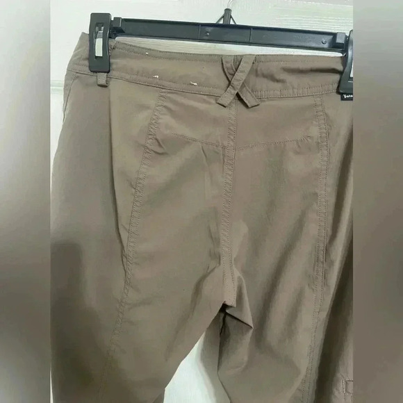 Patagonia Solimar Womens 6 Roll Up Stretch Camping Hiking Pants Beige Khaki SZ S - Picture 10 of 14
